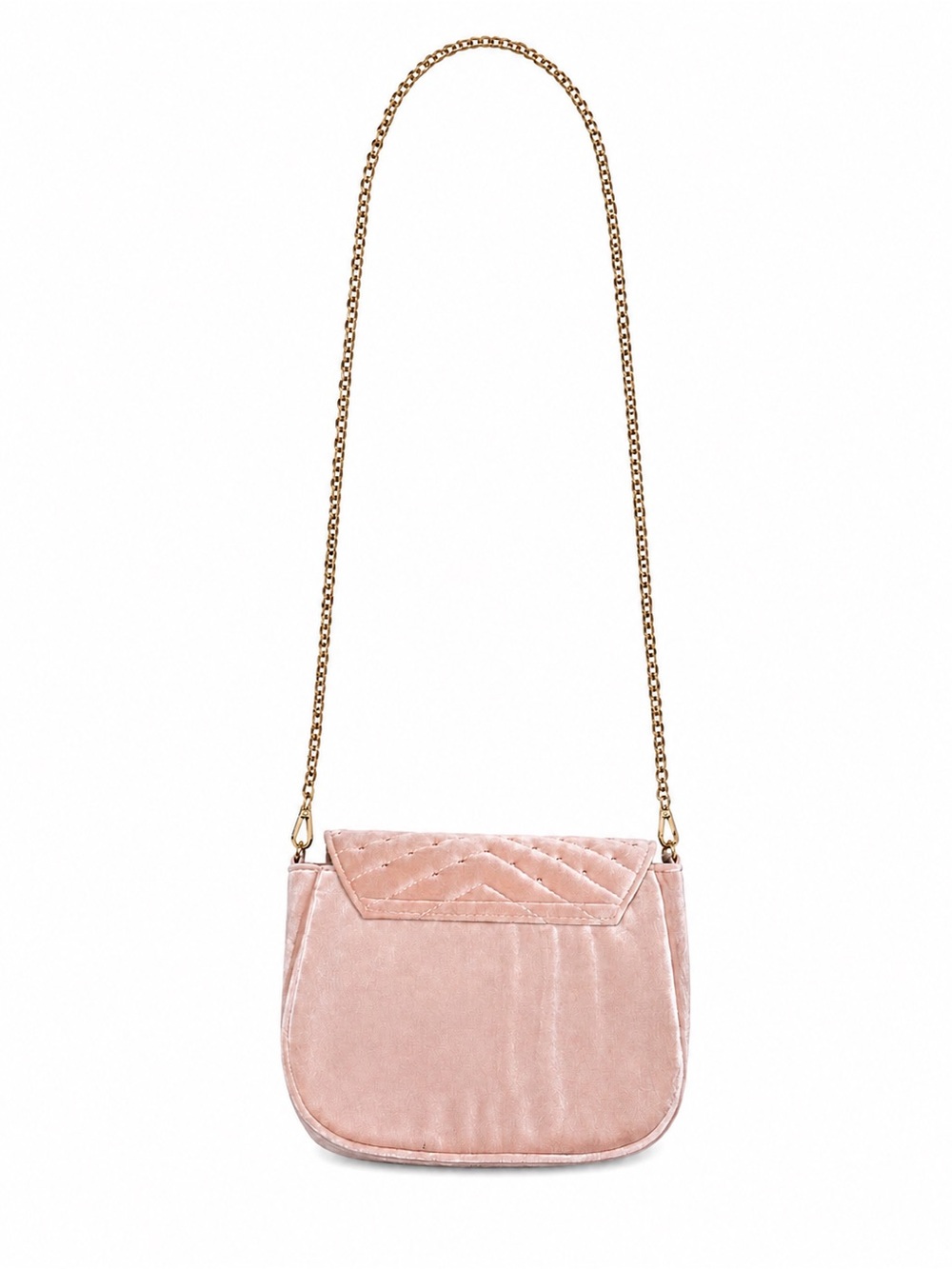 Urban Expressions Andromeda Blush Velvet Studded Crossbody Bag - Picture 3 of 8